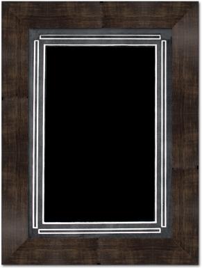 Walnut Frame With Grey Matting