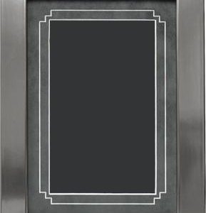 Silver Frame With Grey Matting