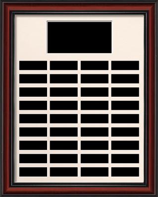 36 Plate Portrait Perpetual Frame