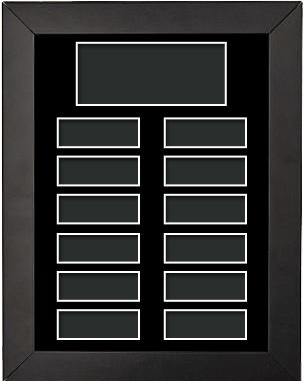 Black Wood Perpetual Frame