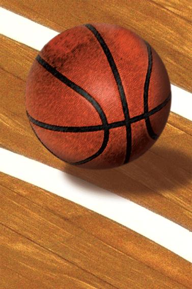 Basketball Court Showstopper Mylar