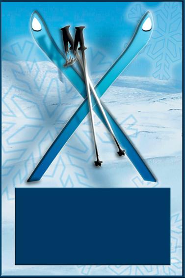 Skiing Showstopper Mylar
