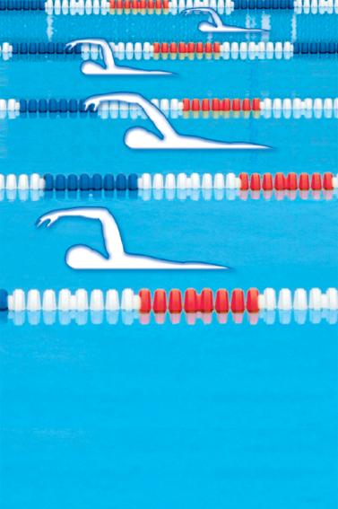 Swimming Showstopper Mylar