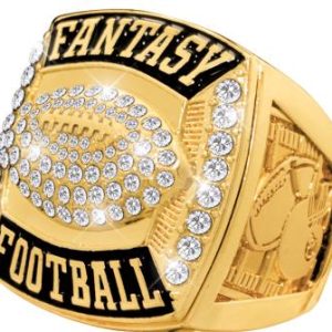 Fantasy Football Deluxe Gold Championship Rings