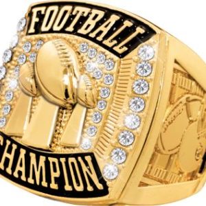 Football Deluxe Gold Championship Rings