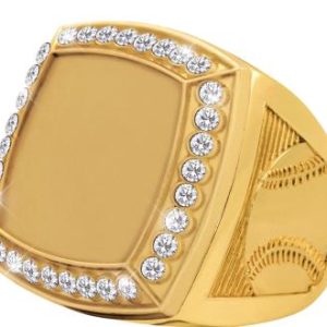 Baseball Insert Deluxe Gold Champion Rings