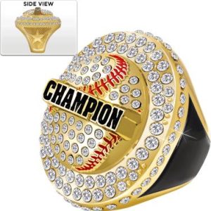 Baseball Mega Engravable Ring