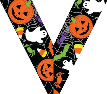 Halloween Sateen Neck Ribbon