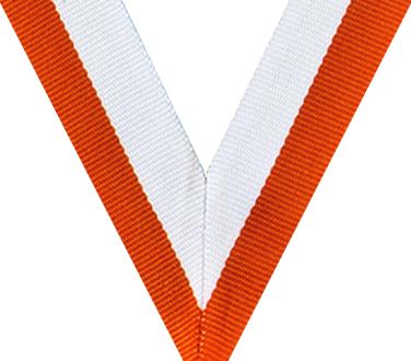 Orange & White