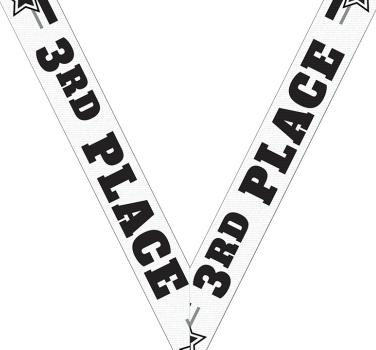 3rd Place White Sport Ribbon