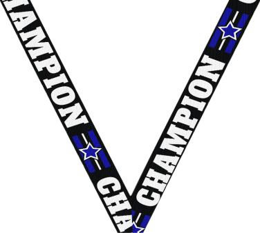 Champion Black Sport Ribbon