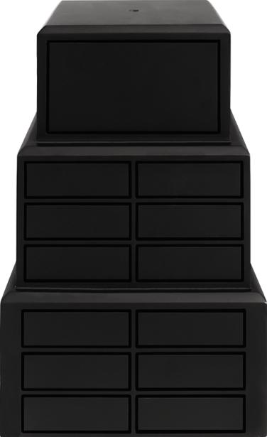 7" x 11" Black Wood Perpetual Base