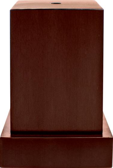 5"H Antique Wood Base