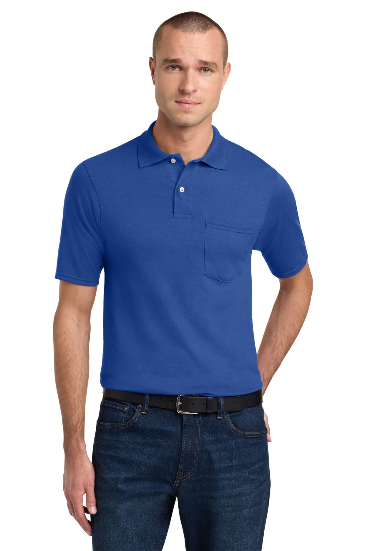 Jerzees® Dri-Power® Pocket Sport Shirt. 436MP - Image 7