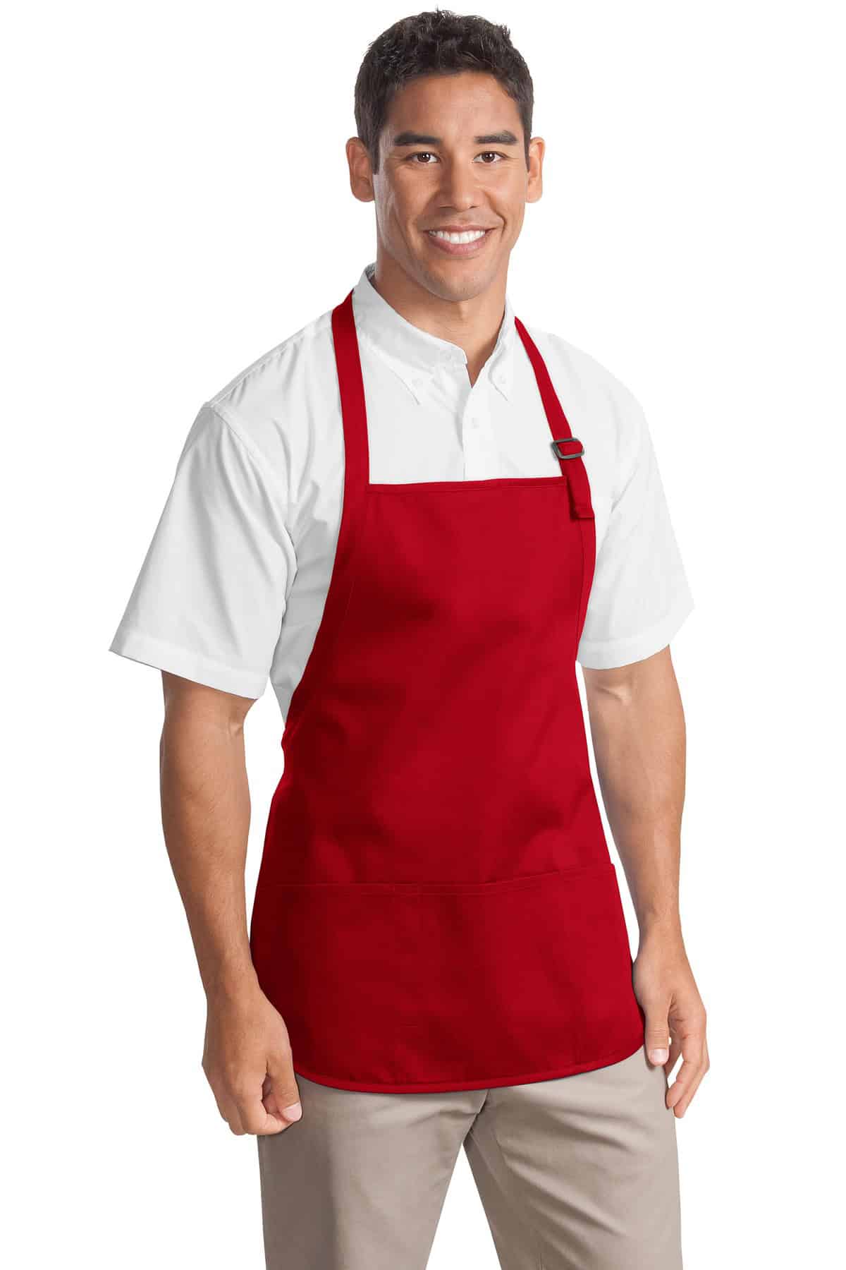 Port Authority® Medium-Length Apron with Pouch Pockets.  A510 - Image 6