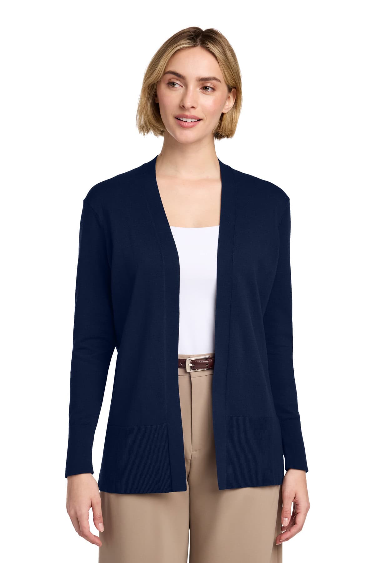 Brooks Brothers® Women's Cotton Stretch Long Cardigan Sweater BB18403 - Image 4