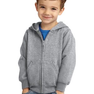 Port & Co™ Toddler Core Fleece Full-Zip Hooded Sweatshirt. CAR78TZH