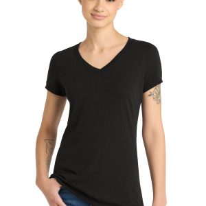 District® Women's Perfect Tri® V-Neck Tee. DM1350L