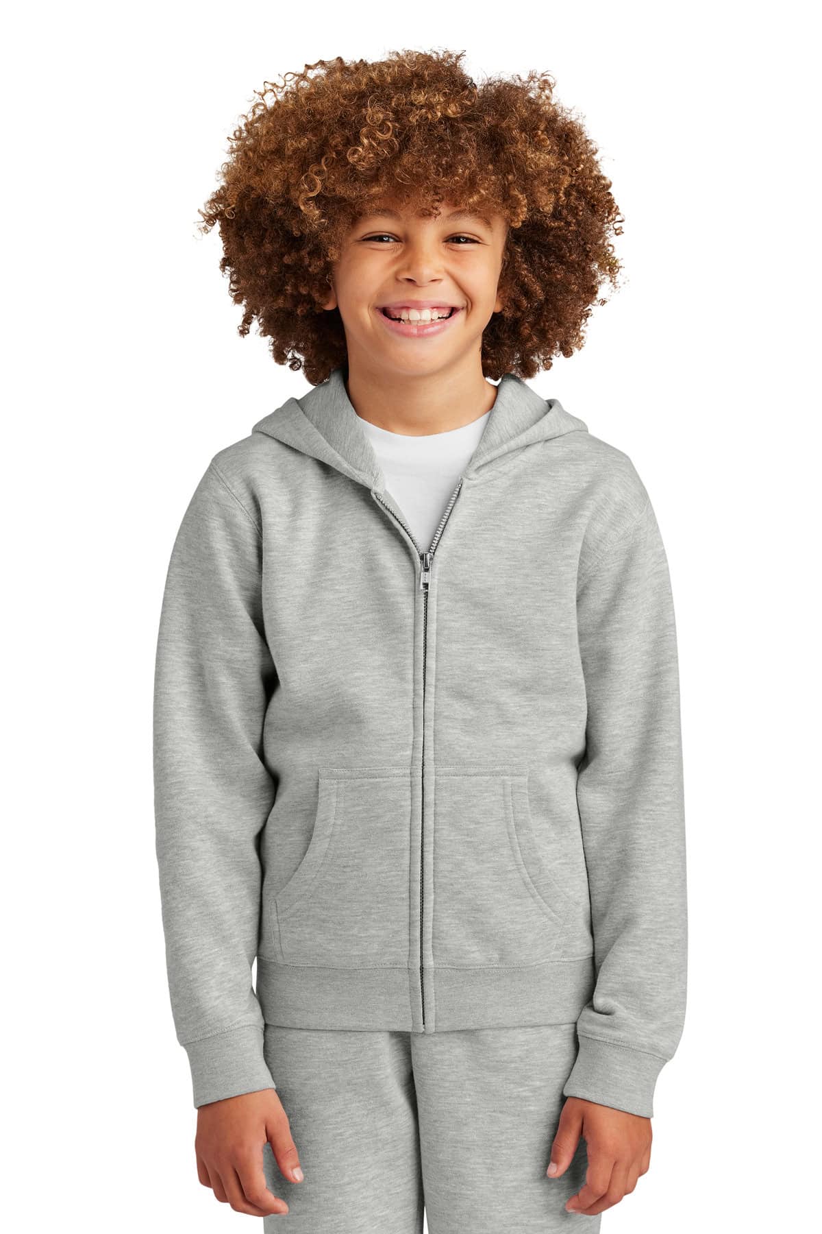 District® Youth V.I.T.™ Fleece Full-Zip Hoodie DT6102Y - Image 6
