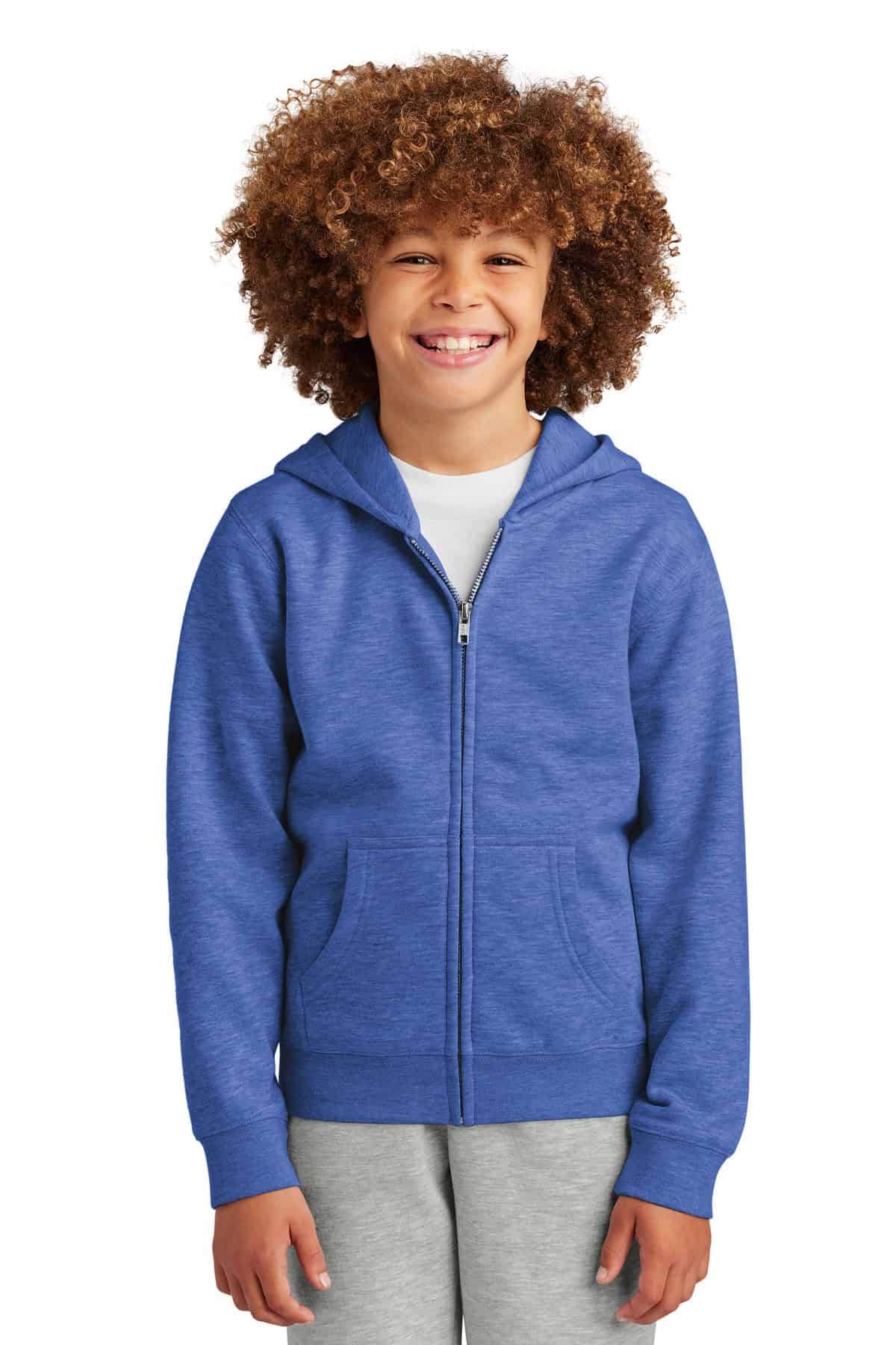 District® Youth V.I.T.™ Fleece Full-Zip Hoodie DT6102Y - Image 8