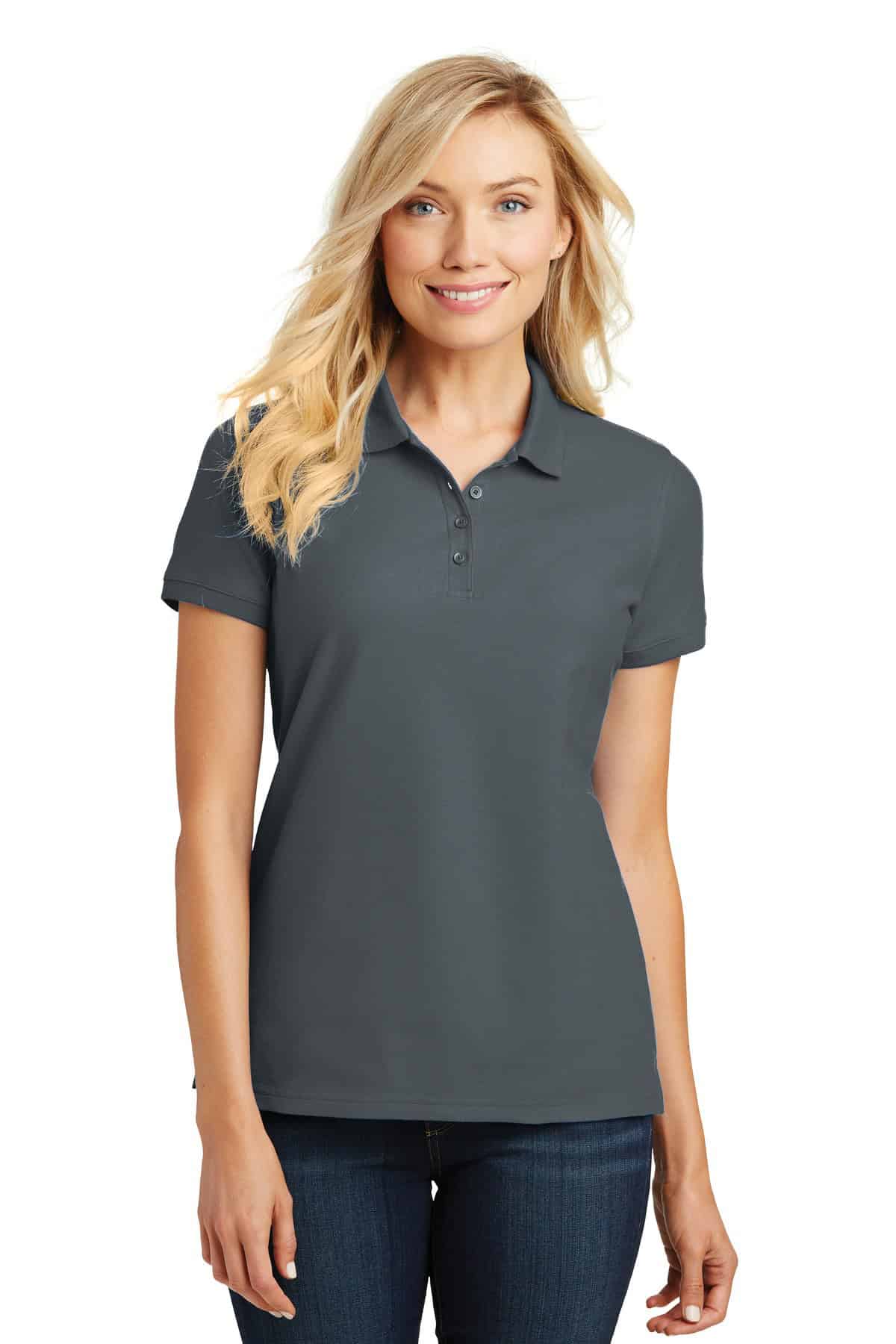 Port Authority® Women's Core Classic Pique Polo. L100 - Image 7