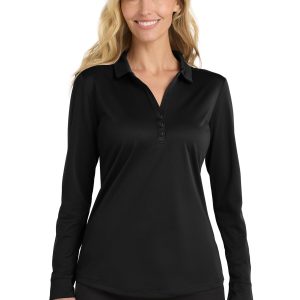 Port Authority ® Women's Silk Touch ™  Performance Long Sleeve Polo. L540LS