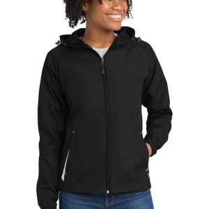 Sport-Tek® Women's Colorblock Hooded Raglan Jacket. LST76