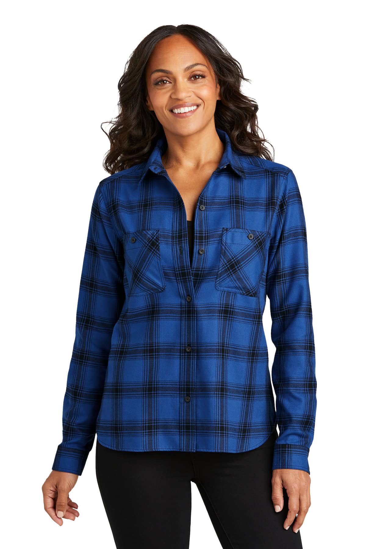 Port Authority® Women's Plaid Flannel Shirt LW669 - Image 5