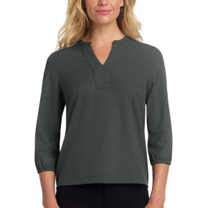 Mercer+Mettle® Women's Stretch Crepe 3/4-Sleeve Blouse MM2011