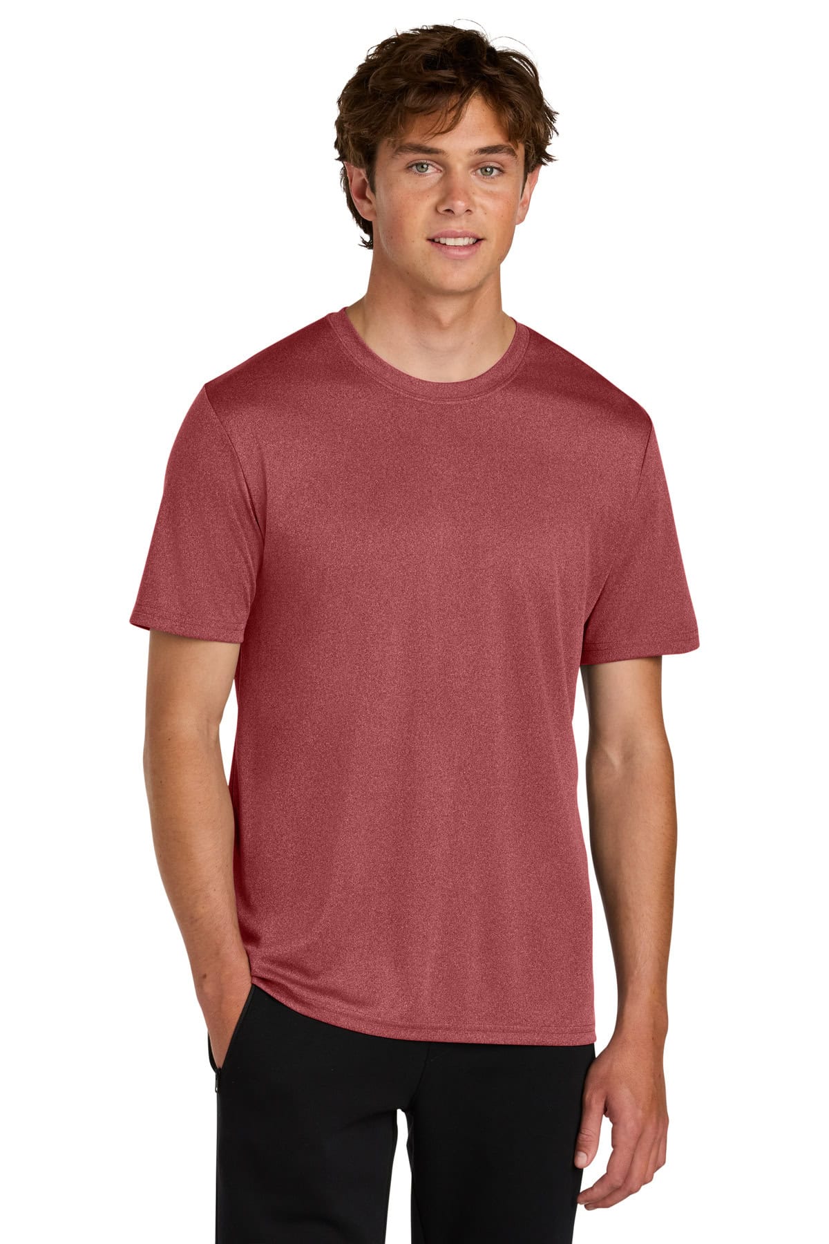 Port & Co™ Heather Performance Tee PC390 - Image 4