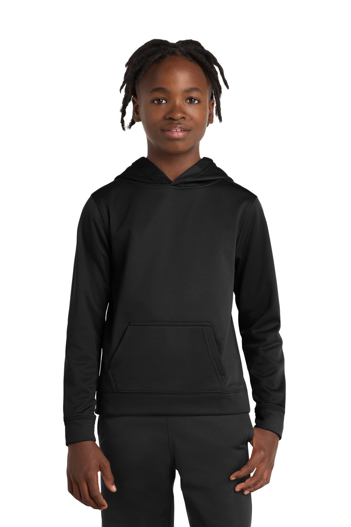 Port & Co™ Youth Performance Fleece Pullover Hooded Sweatshirt. PC590YH - Image 3