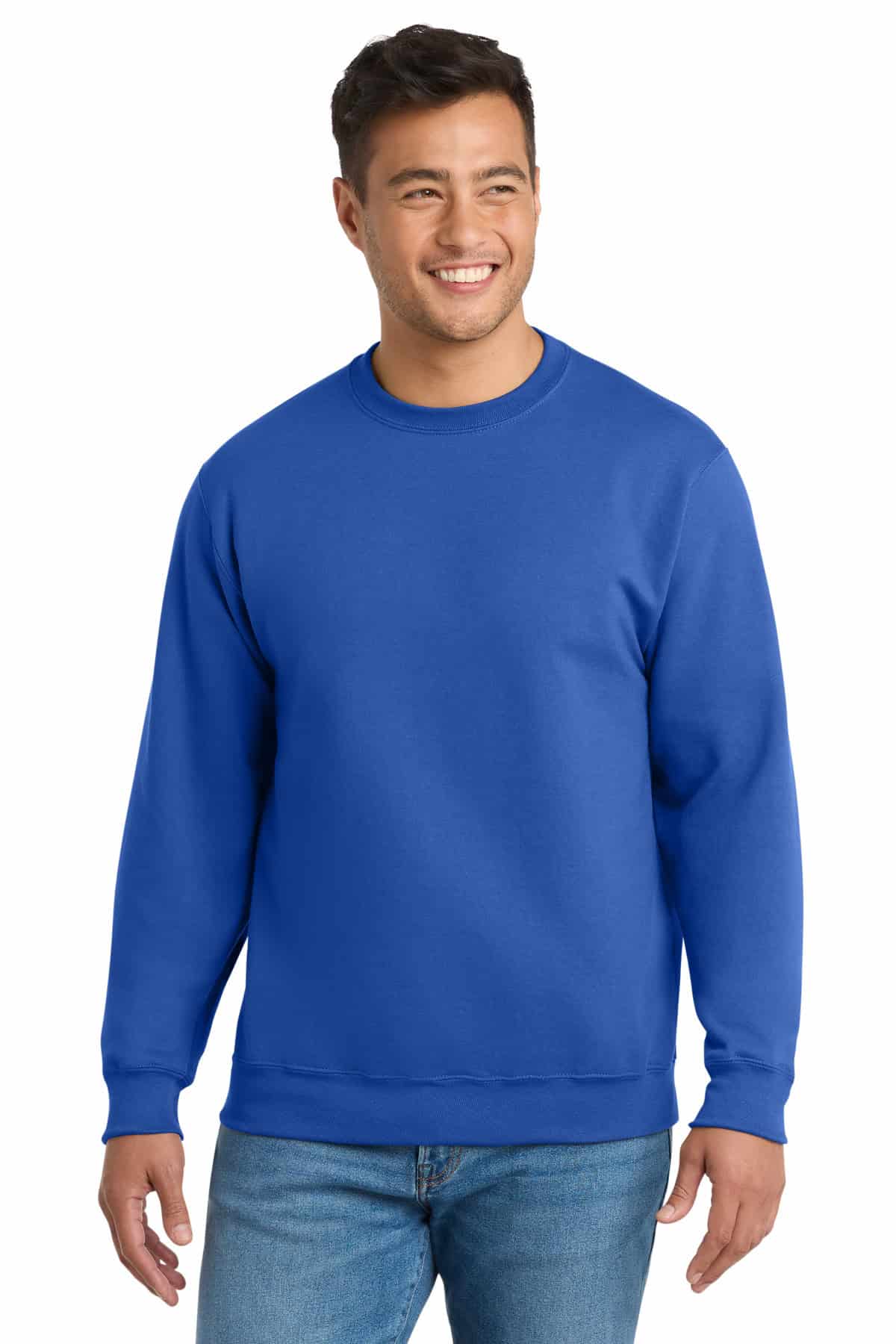 Port & Co™ Essential Fleece Crewneck Sweatshirt.  PC90 - Image 13