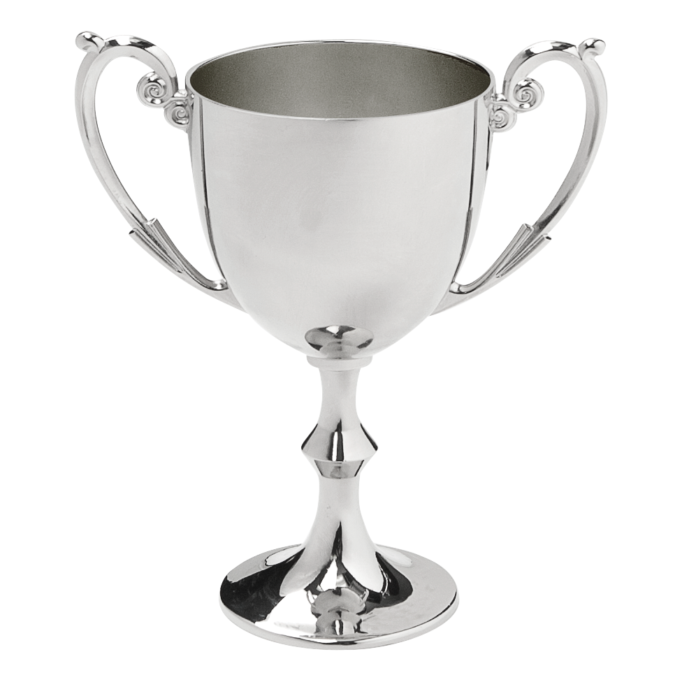 Bellissimo Metal Cup, Silver - 9 1/4"