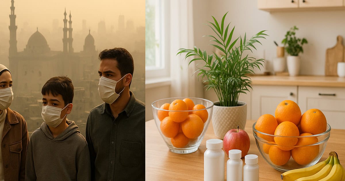 How Air Pollution in Egypt Is Affecting Public Health and Nutritional Well-being