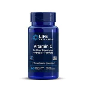 فيتامين سي من لايف اكستنشن – تركيبة ليبوزومية ممتدة 24 ساعة بامتصاص عالي Life Extension Vitamin C – 24-Hour Liposomal Hydrogel Formula for Immune & Skin Support