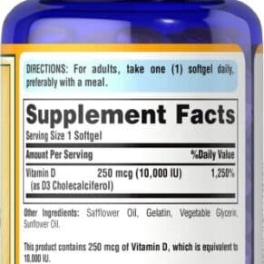 Vitamin D3 Puritan's Pride-فيتامين د3 بيورتان برايد