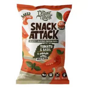 سناك بروتين بفز طماطم وريحان - Protein Puffs Tomato Basil
