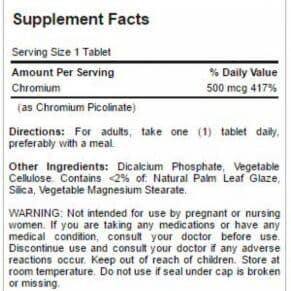 كروميوم بيكولينات من بيوريتانز برايد-Chromium Picolinate puritan's pride