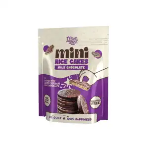 كعك الأرز الصغير بالشوكولاتة بالحليب - Mini Rice Cakes Coated with Milk Chocolate