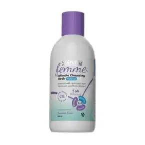 StarVille Femme Intimate Cleansing Wash Hydrate – 200 ml gentle and refreshing feminine wash. ستار فيل غسول نسائي جل منعش – 200 مل، غسول لطيف يمنح نظافة وترطيبًا طبيعيًا.