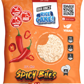 Balance Spicy Rice Toast Bold & Delicious Premium Gluten-Free Snack-بالانس توست الأرز بطعم الشطة سناك حار مميز ولذيذ خالٍ من الجلوتين