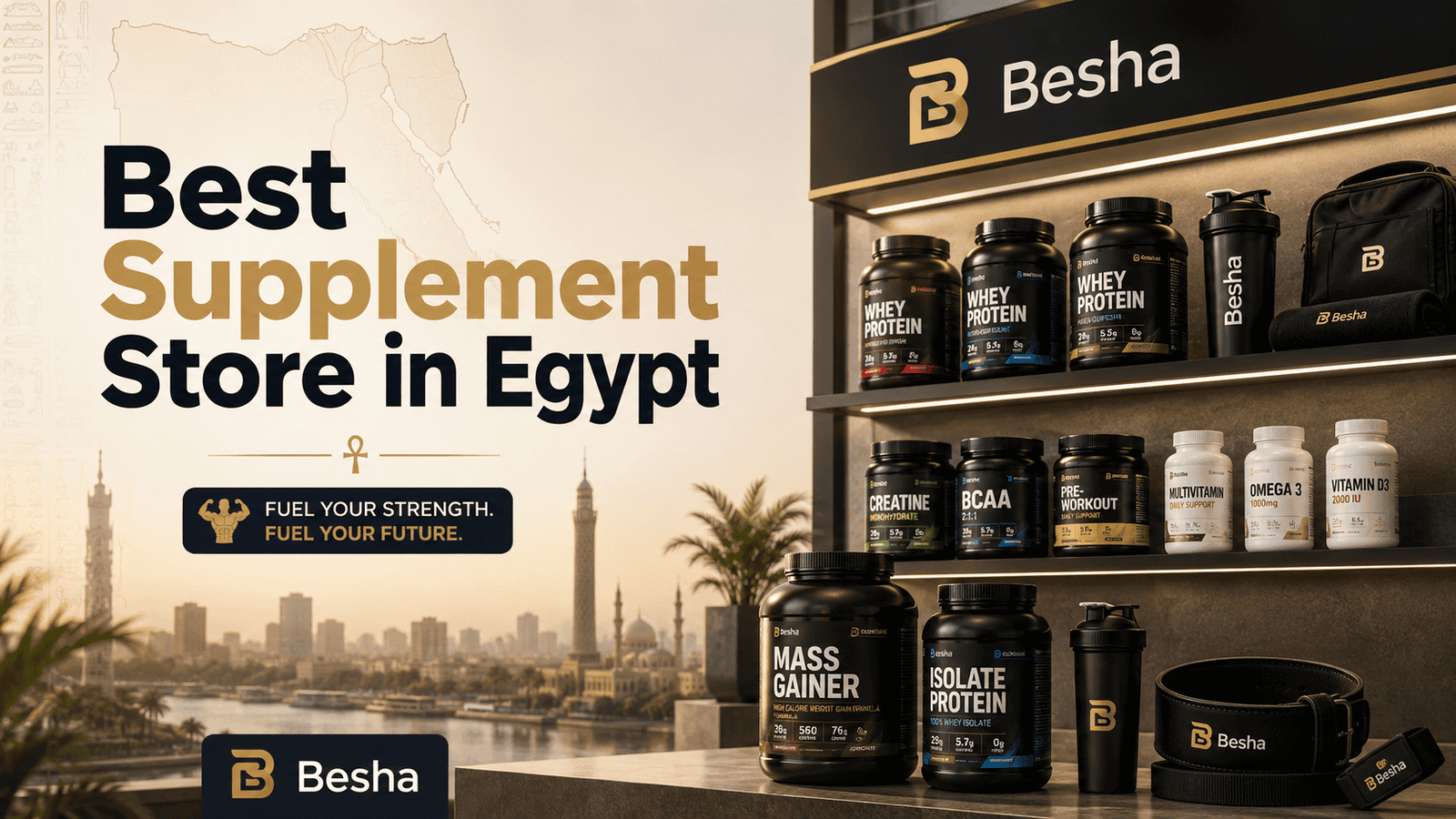  Best Supplement Store in Egypt | Besha Guide