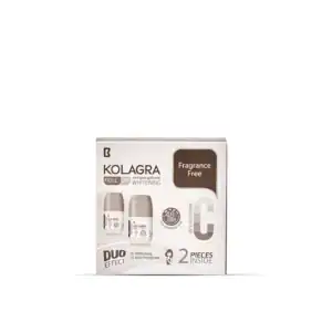 Kolagra whitening Roll on 2*1 promo pack 1+1 Fragrance Free