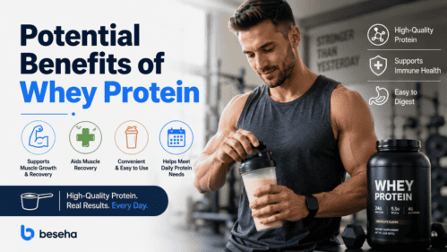 فوائد whey protein المحتملة