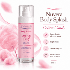 نوفيرا بدي سبلاش كوتن كاندي- Nuvera Body Splash Cotton Candy