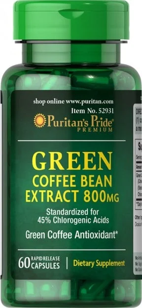 جرين كوفي من بيوريتانز برايد-Green Coffee Bean Extract Puritan’s Pride