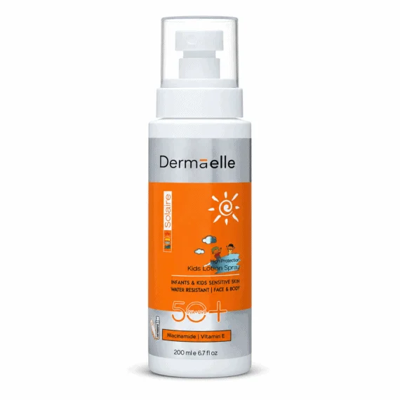 صن بلوك ديرما إل للأطفال لوشن سبراي SPF50+ بحجم 200 مل - UV Defense SPF 50 Kids Lotion Spray 200ml