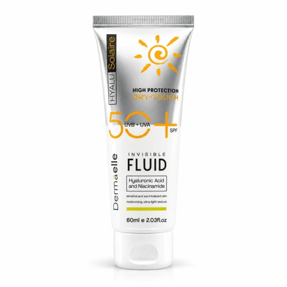 UV Defense SPF 50 Invisible Fluid 60ml - ديرما إل هيالو سولير سائل شفاف واقي من الشمس بعامل حماية 50+-3