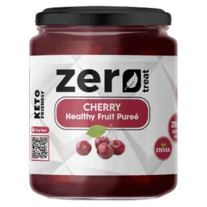Cherry Healthy Fruit Purée 180g – Premium 95% Real Fruit Zero Sugar Added Keto Friendly-بيوريه الكرز الصحي 180 جم – 95٪ فاكهة حقيقية بدون سكر مضاف كيتو فريندلي
