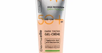 UV Defense SPF 50 Dark Tint Gel-Cream 60ml - ديرما إل هيالو سولير حماية +50 جل كريم لون غامق 60ملى